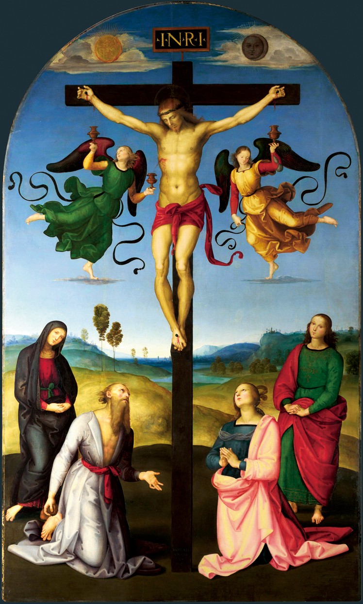   拉斐尔·桑西  Raffaello Santi——被钉在十字架上的耶稣